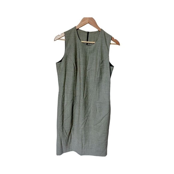 Marks & Spencer Wool Plaid Shift Dress, Size UK12 (US10), Vintage, 90s/Y2K, Neve - Picture 1 of 10